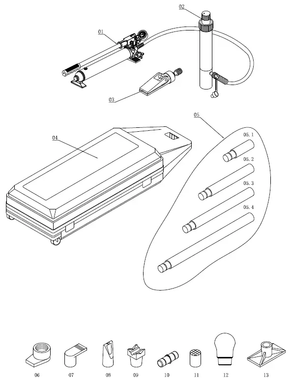PITTSBURGH-58775-Portable-Hydraulic-Equipment-Kit-FIG-6