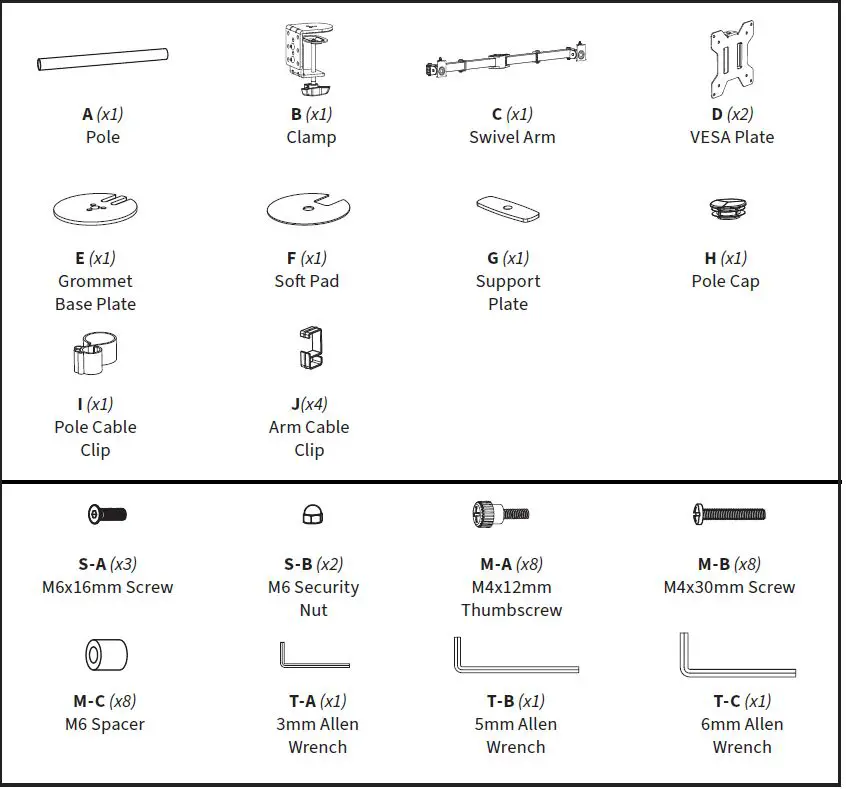 V I V O-STAND-V032-Dual-Monitor-Desk-Mount-1