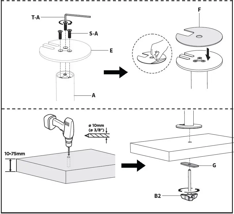 V I V O-STAND-V032-Dual-Monitor-Desk-Mount-6