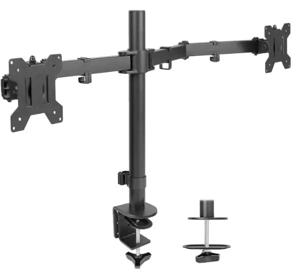 V I V O-STAND-V032-Dual-Monitor-Desk-Mount