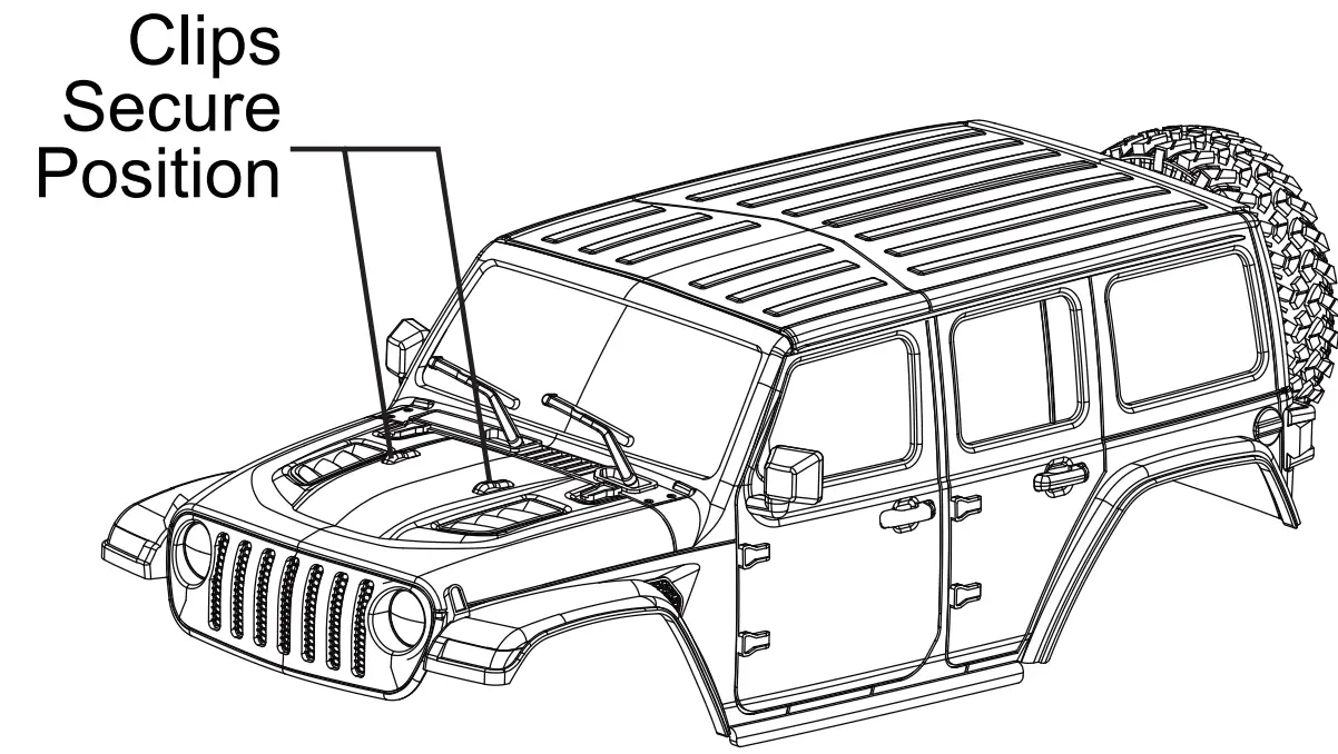  124 Mini Rock Crawler Series -Clips