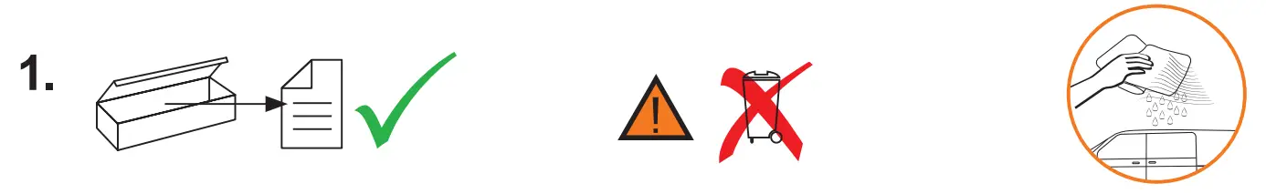 Package content: Check!