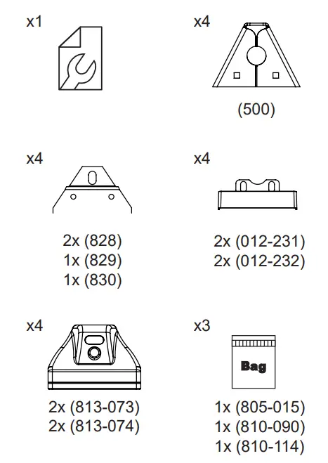 Package content: Check!