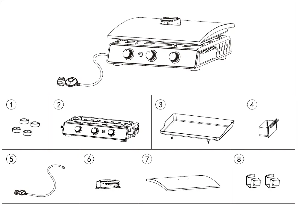 Royal-Gourmet-PD2301S-Portable-3-Burner-Gas-Griddle-01