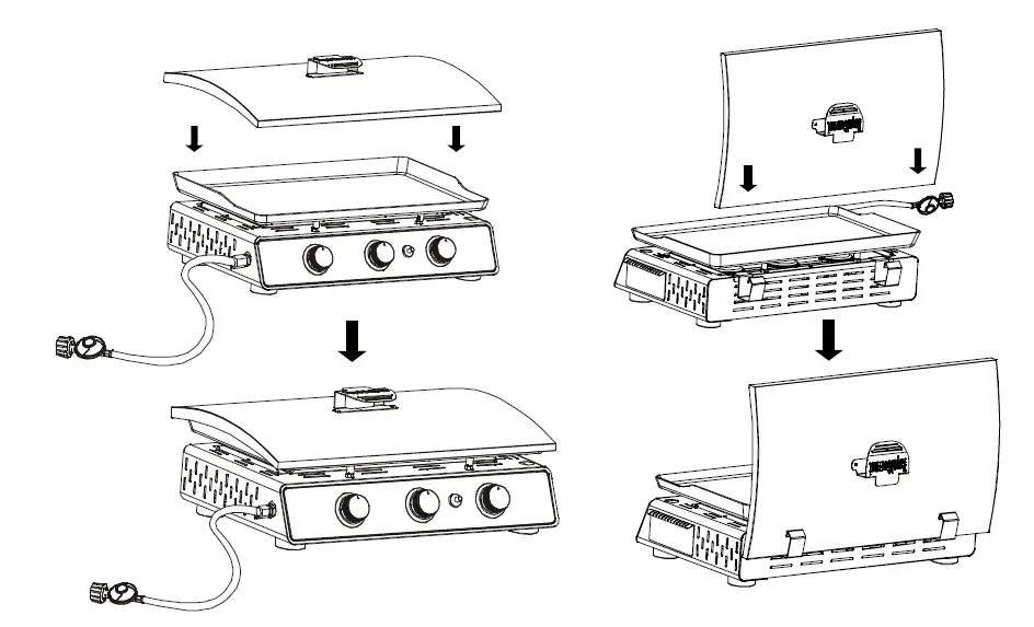 Royal-Gourmet-PD2301S-Portable-3-Burner-Gas-Griddle-05