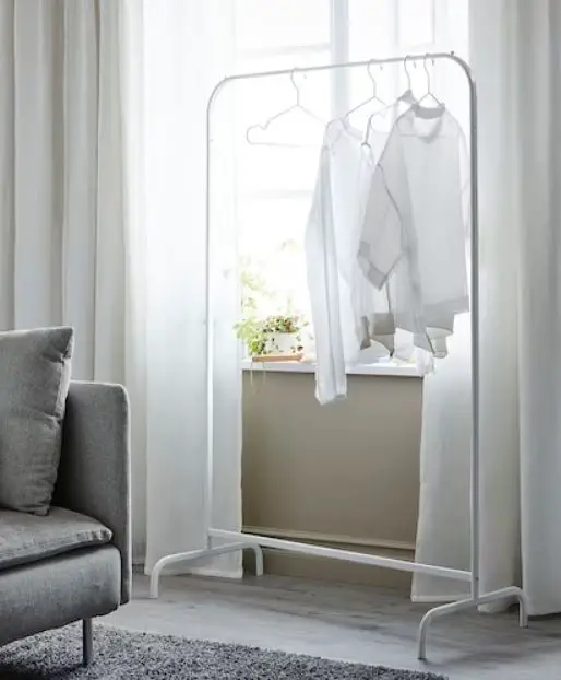 IKEA-MULIG-Clothes-Rack-White