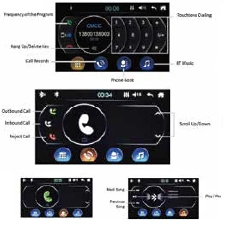 QFX-FX-756-Car-Stereo-7-Inch-Touchscreen-Bluetooth-AM-FM-Radio-fig-4