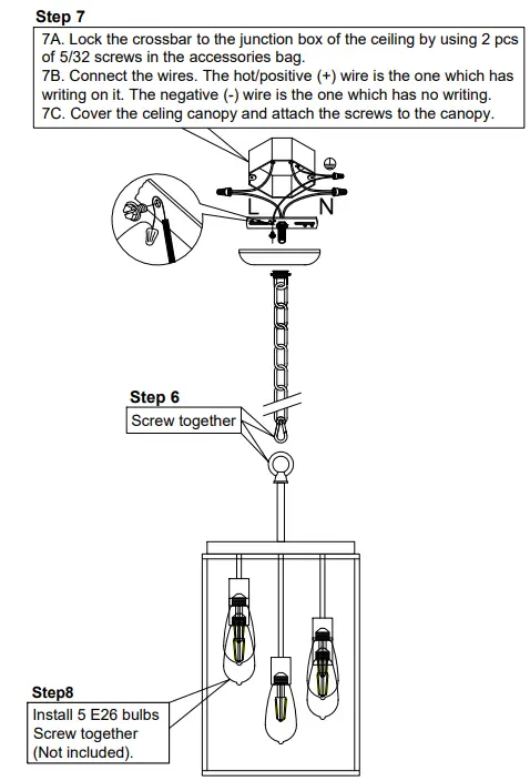4MODERNHOME-19191-5WH-P-Maxax-5-Light-Square-or-Rectangle-Chandeliers-fig-4