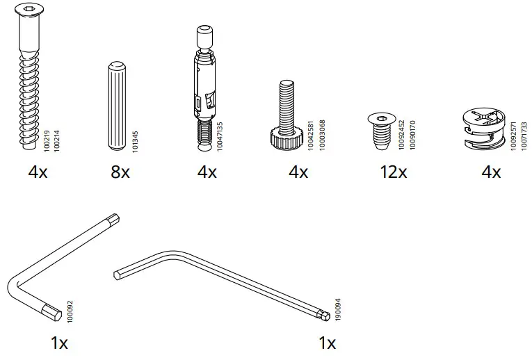 IKEA JATTESTA 373 8x113 4 Inch Side Table - Figure 2