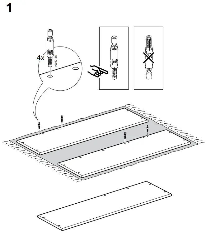 IKEA JATTESTA 373 8x113 4 Inch Side Table - Figure 3