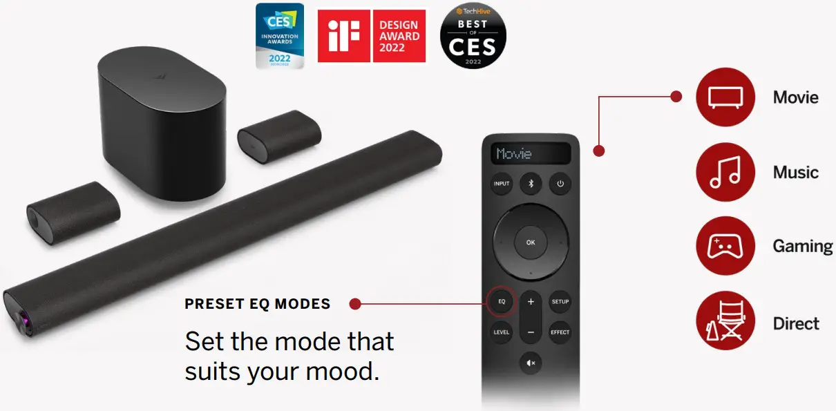 VIZIO M512e K6 M-Series Elevate 5 1 2 Immersive Sound Bar - Parts