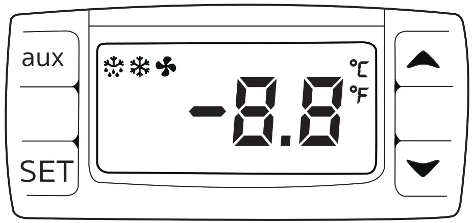 POLAR DM075 Display Fridge - Control Panel