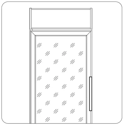 POLAR DM075 Display Fridge - right side