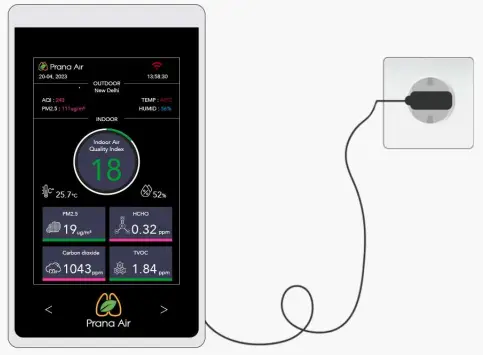 Prana Air Sensible Air Quality Monitor - Plug In