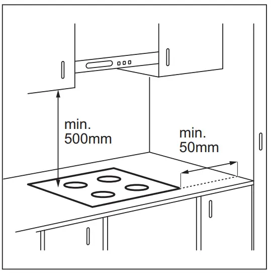 Electrolux HOX650MF Induction Top Hob - cable
