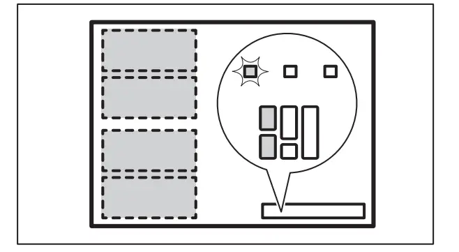 Electrolux HOX650MF Induction Top Hob - sensor 3