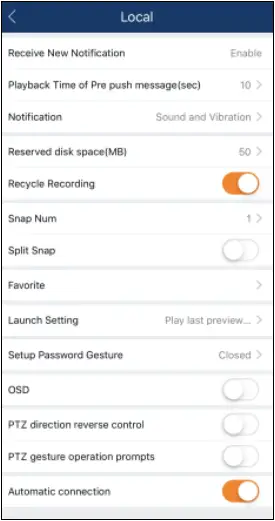 WORLD EYECAM 3165 SuperLive Plus Mobile Surveillance App - d39