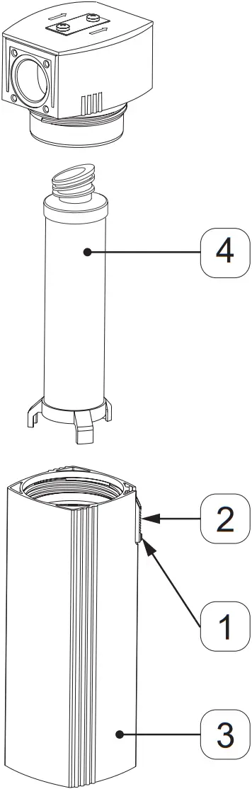 BEKO CLEARPOINT HP 50 S040 - Filter element replacement