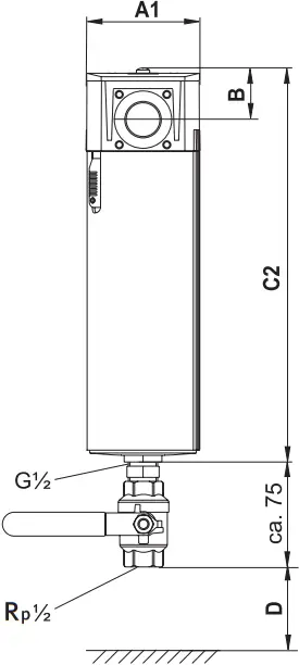 BEKO CLEARPOINT HP 50 S040 - Volume flow of the water separator 3