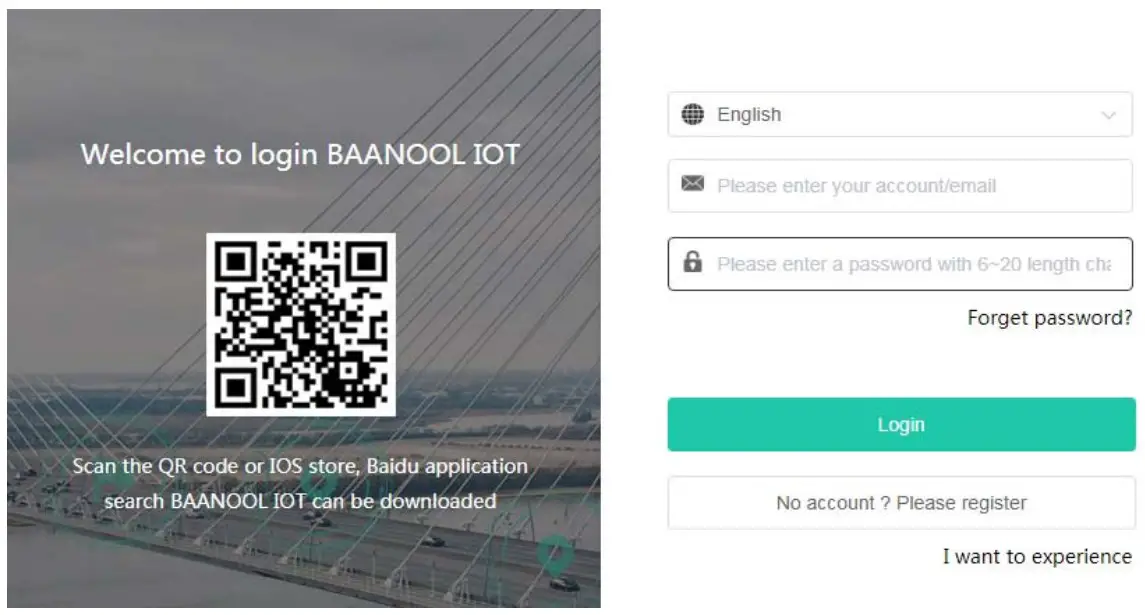 BAANOOL IOT’s Web Version