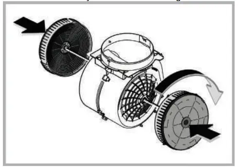 Circular charcoal filter