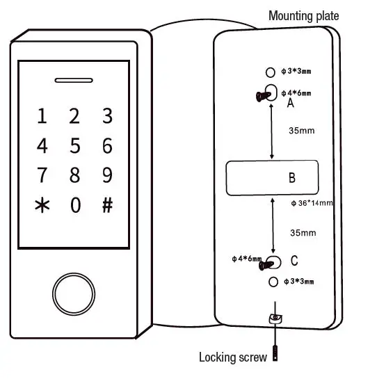 DNT000013 PRO Fingerprint Codeschloss User Manual-fig-1