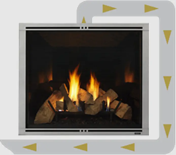 MAJESTIC MERID42IL Gas Fireplace