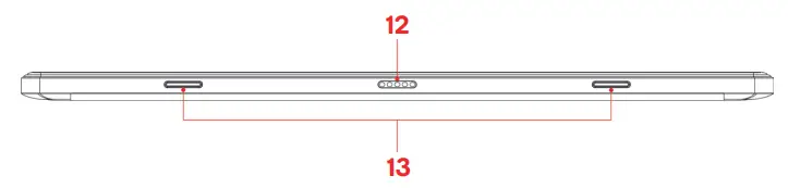 kogan KAL10D600PB ATLAS 10.1 Inch 2-IN-1 D600 Touchscreen Laptop - Bottom view