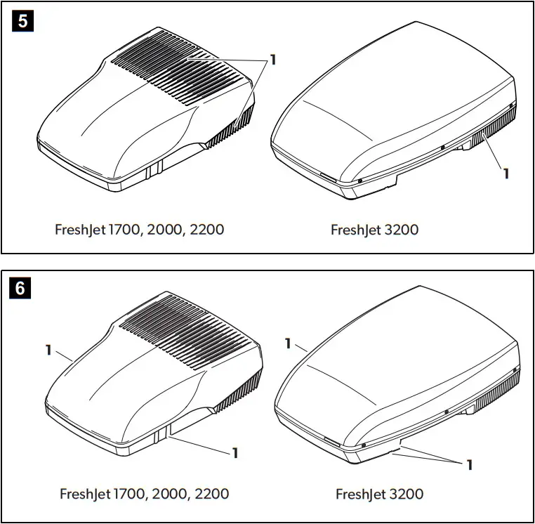 Dometic FJ 1700 Roof Air Conditioner - FIGURE 5