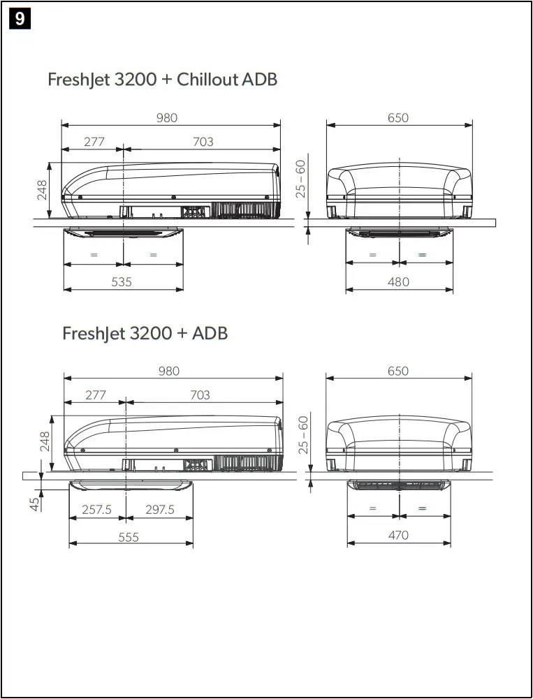 Dometic FJ 1700 Roof Air Conditioner - FIGURE 8