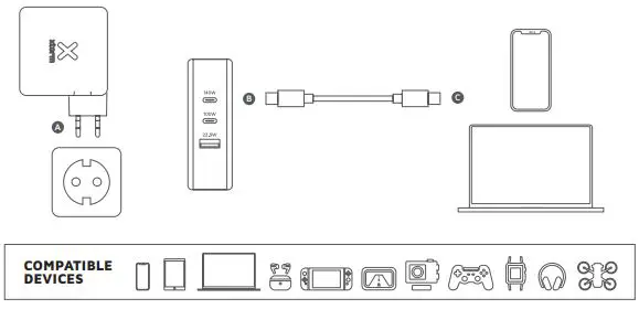 Xtorm XAT140 Volt GaN Wall Adapter-fig2