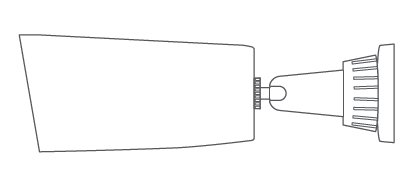 Firmly screw the knob