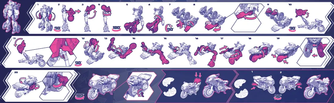 Hasbro-F6281-Transformers-Generations-Shattered-Glass-Collection-Decepticon-Flamewar-with-Fireglide-and-IDW’s-Shattered-Glass-Flamewar-2