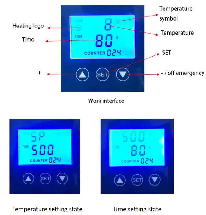 TOOLOTS Magnetic Auto Open High Pressure Heat Press Machine - Fahrenheit