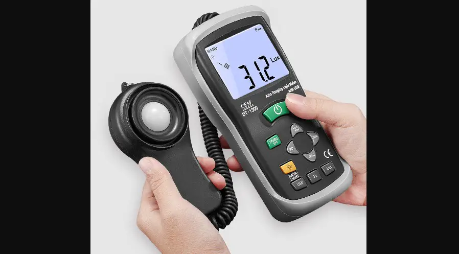 Cem Instruments 1308 Digital Illuminance Meter Instruction Manual