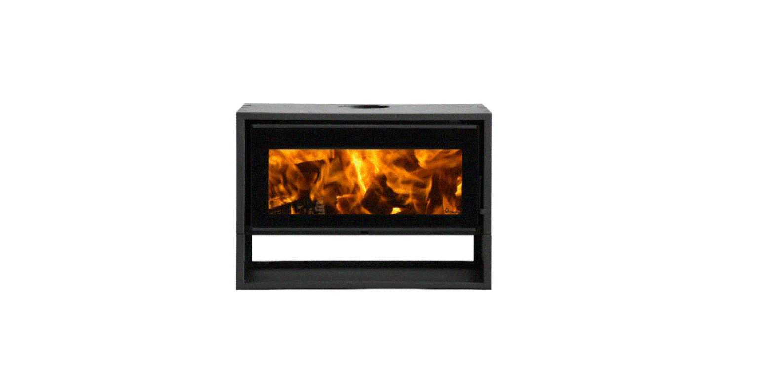 Flamm 950 Log Base Closed Combustion Fireplace Instruction Manual
