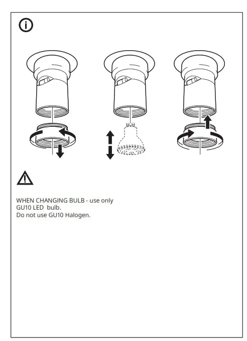 IKEA NYMÅNE Ceiling Spotlight - fig 1