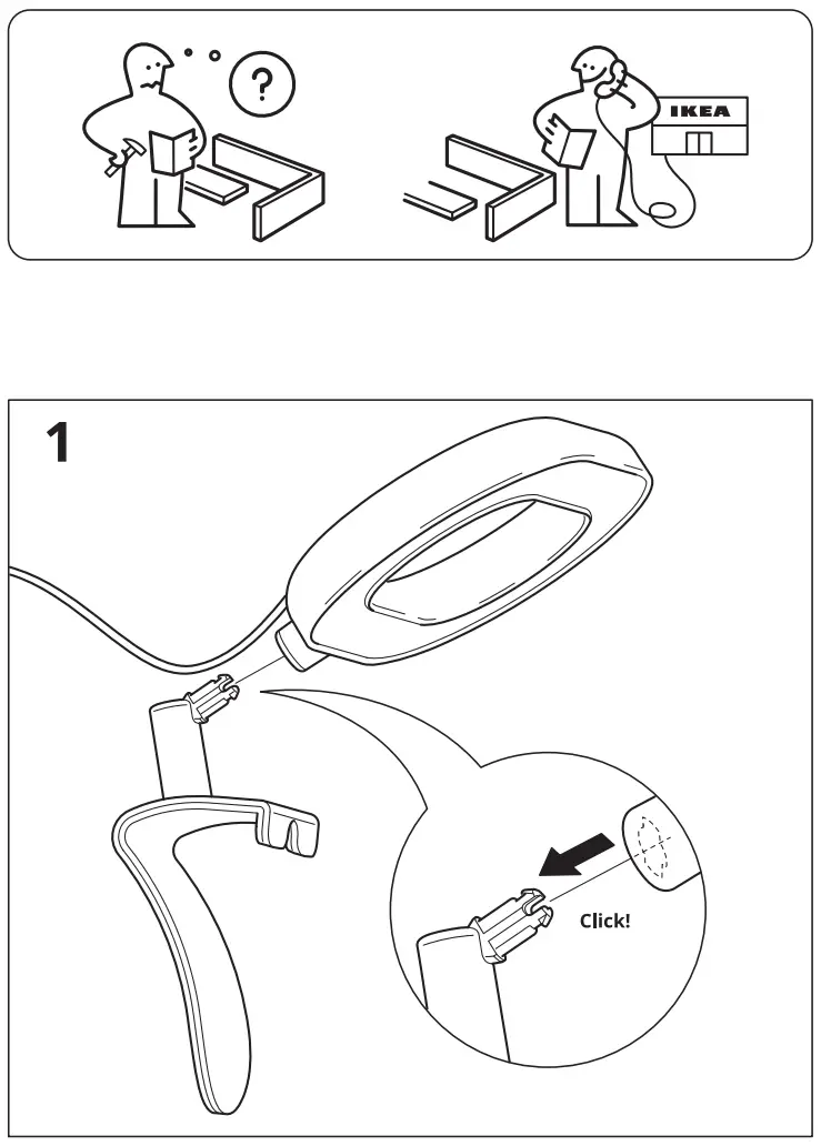 IKEA AA 23325412100 STÄNKREGN LED Ring Lamp Dimmable Turquois - Figure