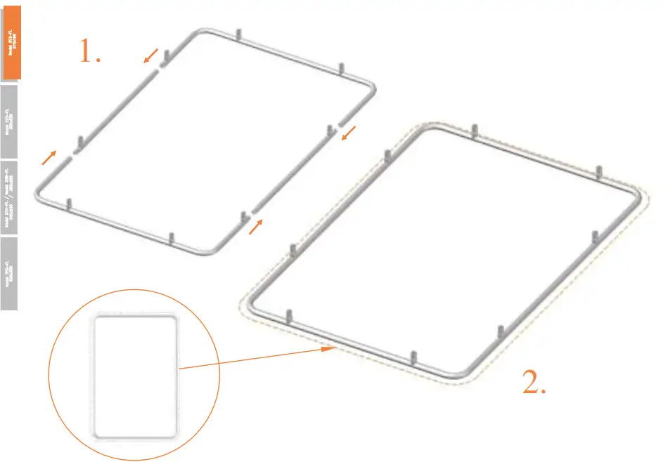 Avyna 213-FL Pro-Line Rectangular Trampolines - fig 1
