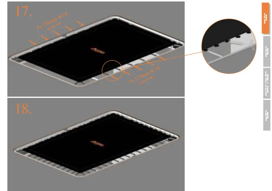 Avyna 213-FL Pro-Line Rectangular Trampolines - fig 12