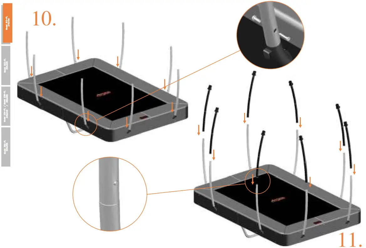 Avyna 213-FL Pro-Line Rectangular Trampolines - fig 41