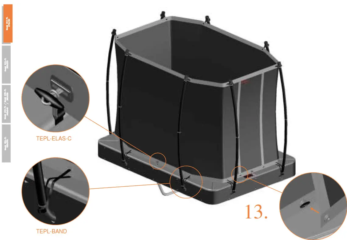 Avyna 213-FL Pro-Line Rectangular Trampolines - fig402