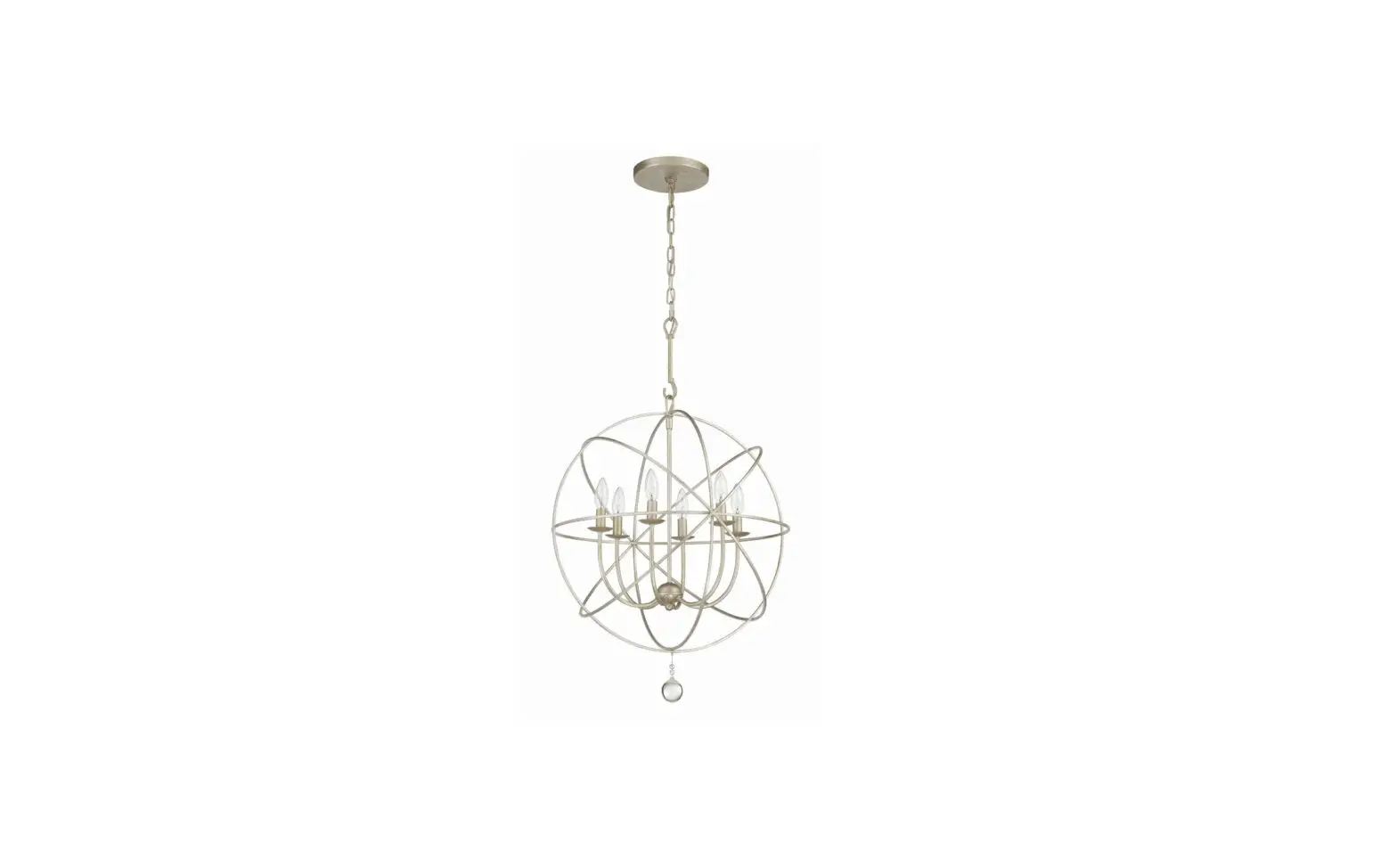 Crystorama 9226-os 6 Light Sphere Chandelier Instruction Manual