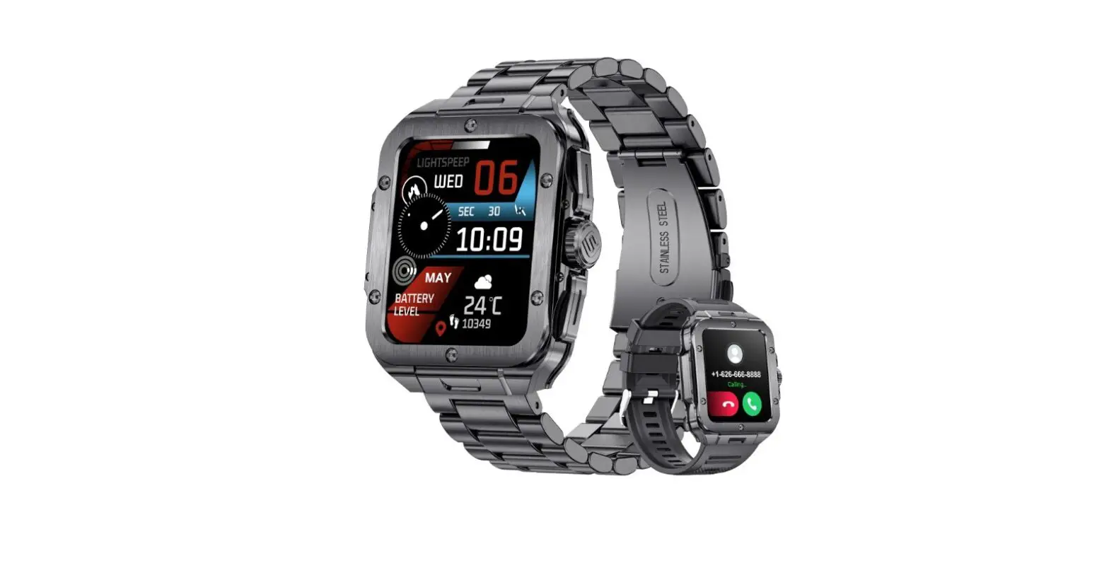 Lige St10 Military Smart Watch For Men With Bluetooth Dail Calls Speaker User Manual