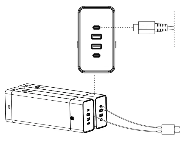 RUNHOOD 3980 D Portable Power Station - ENERGY BAR7