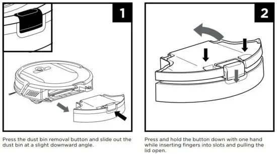 FIG 22 EMPTYING THE DUST BIN.JPG
