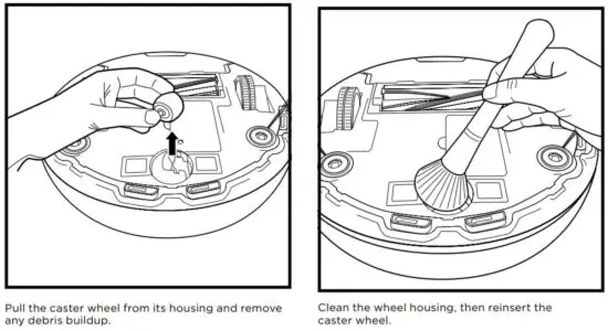 FIG 30 CLEANING THE FRONT CASTER WHEEL.JPG
