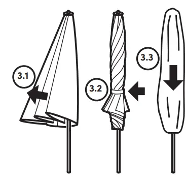 Suncomfort Glatz Parasol Fortello Easy - Use4