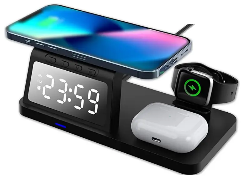 Shenzhen-Haitao-HT-506-Clock-ALARM-WIRELESS-CHARGER-PRO