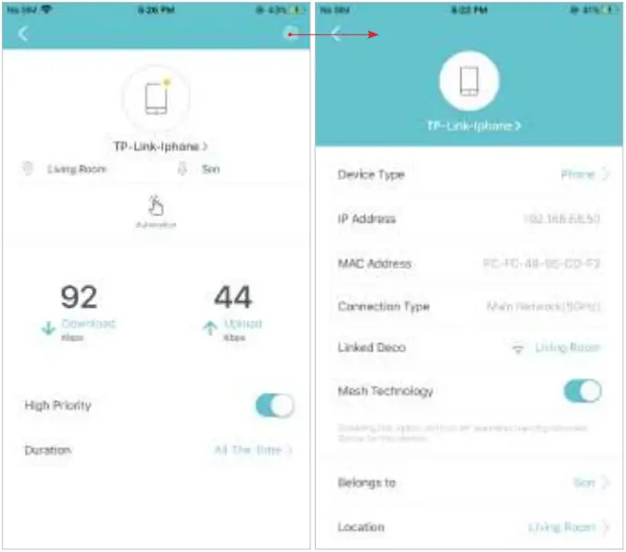 tp link B0BVSWT75T AXE5400 Tri Band Mesh Wi Fi 6E System - FIGURE 13